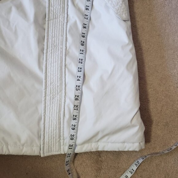 Aritzia TNA Aspen Insulated White Fur Hooded Winter Jacket XS - Picture 5 of 7